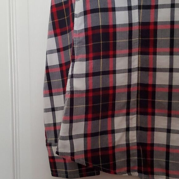 Banana Republic Women's Button Down Fitted Plaid Shirt Size Small - Picture 11 of 11